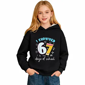 Худи для девочки, Толстовка для мальчика, Детская толстовка, Флисовая теплая дышащая толстовка с милыми принтами для удобной повседневной одежды, Модная повседневная рубашка с длинными рукавами, Куртка-толстовка - Фото 1