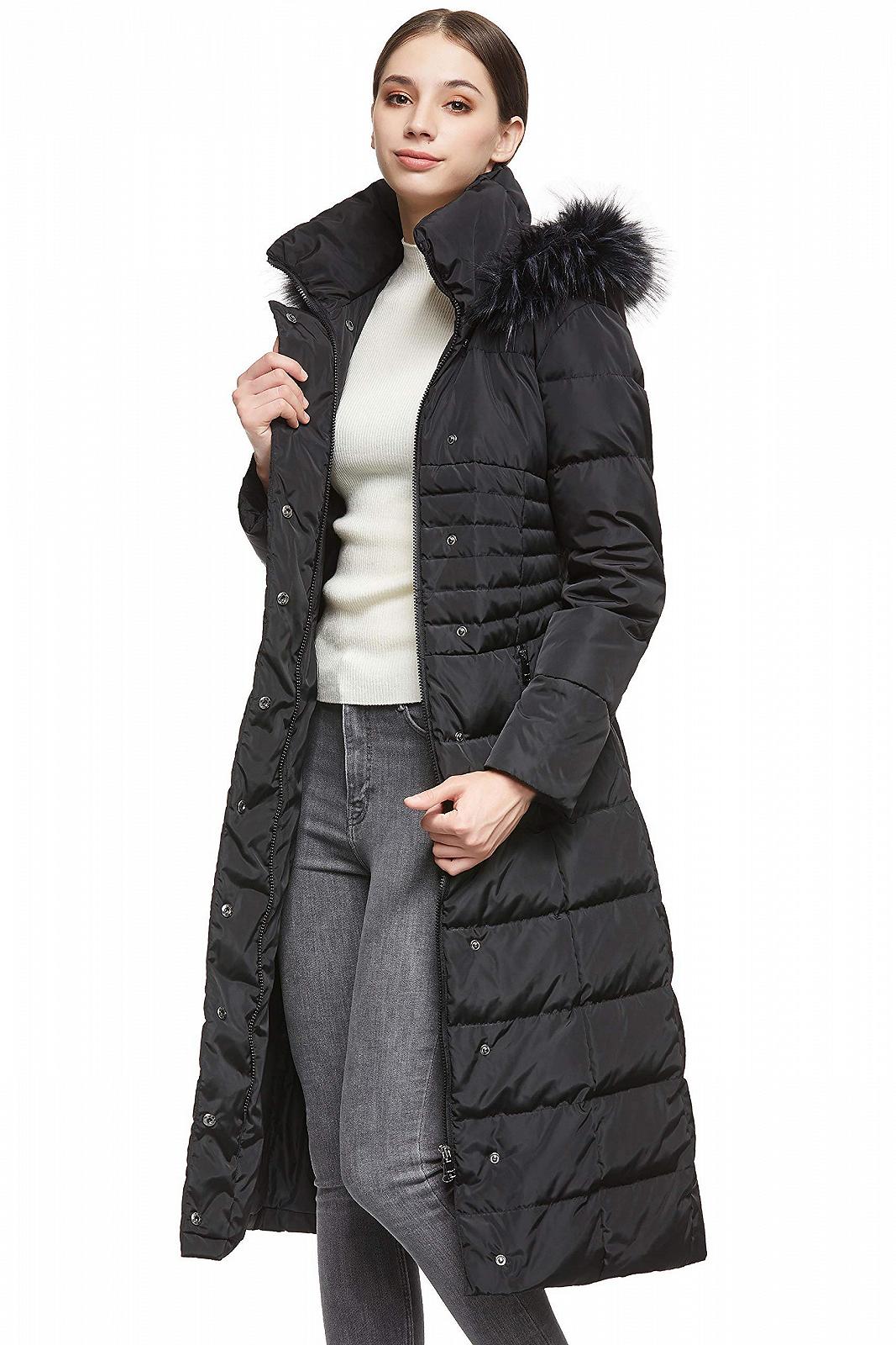 Пуховик Orolay З довгим хутряним капюшоном реглан, фото №4 Пуховик Orolay З довгим хутряним капюшоном реглан, фото №4