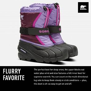 Ботинки Sorel Flurry Детские synthetic.ua - Фото 1