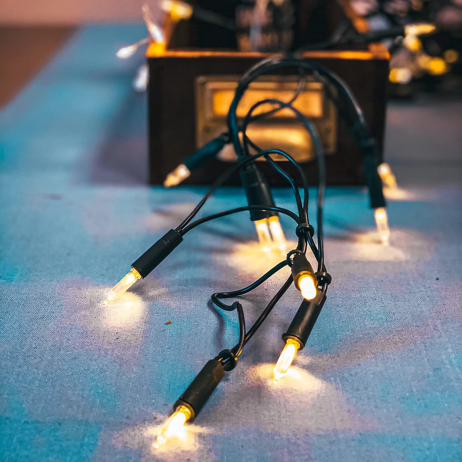 Гирлянда hellum 35 LED Теплый белый, для помещений, длина 5,10 м, кабель 2 x 1,5 м, фото №7