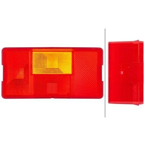 Розсіювач заднього ліхтаря HELLA 9EL 137 792-011 для DAF SCANIA правий, фото №2