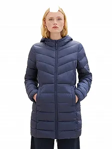 Куртка TOM TAILOR Denim Легкая стеганая с капюшоном - Фото 1