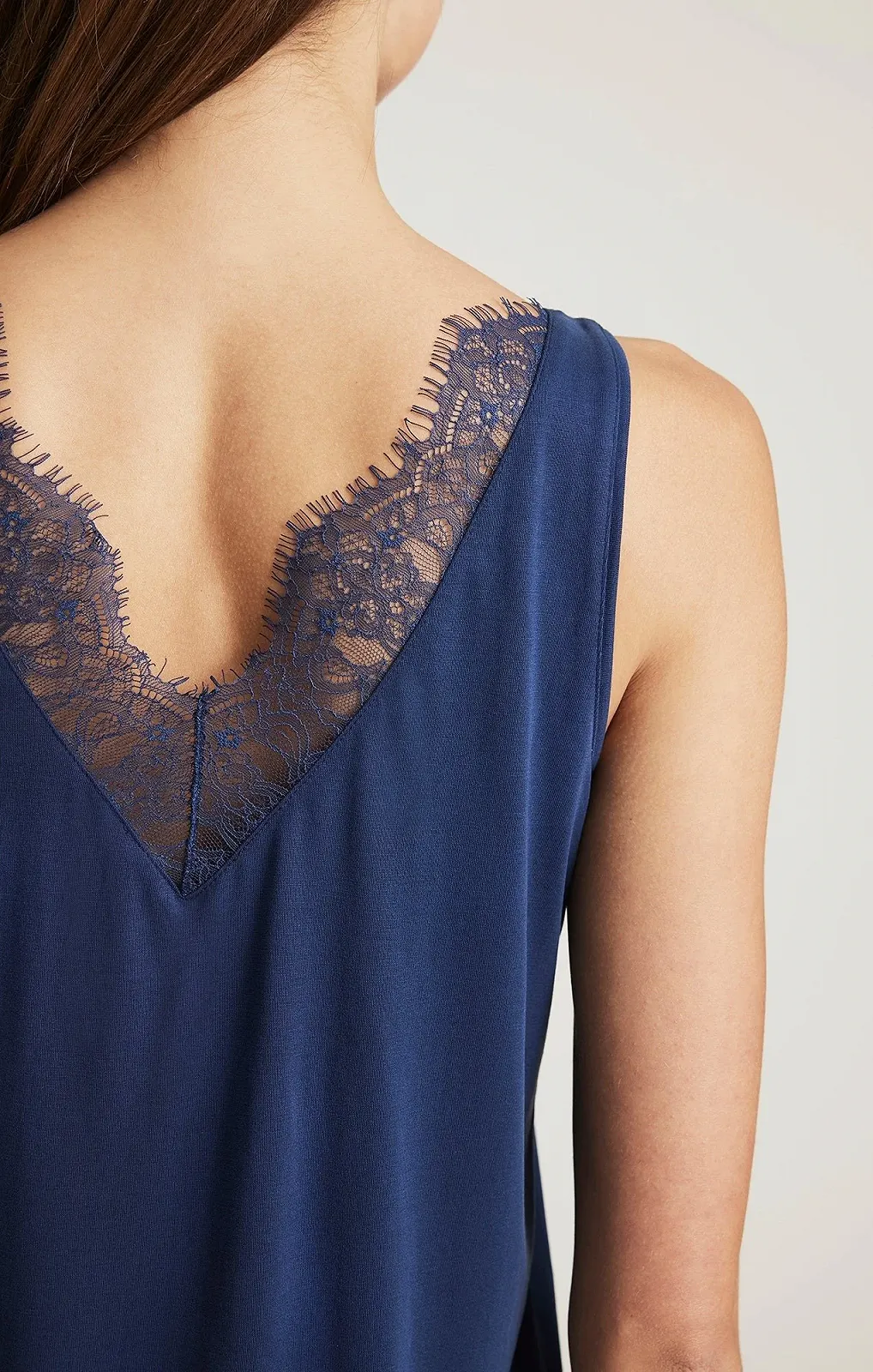 Женская футболка MAVI LACE BLOUSE Medieval Blue - XL, фото №3 Женская футболка MAVI LACE BLOUSE Medieval Blue - XL, фото №3