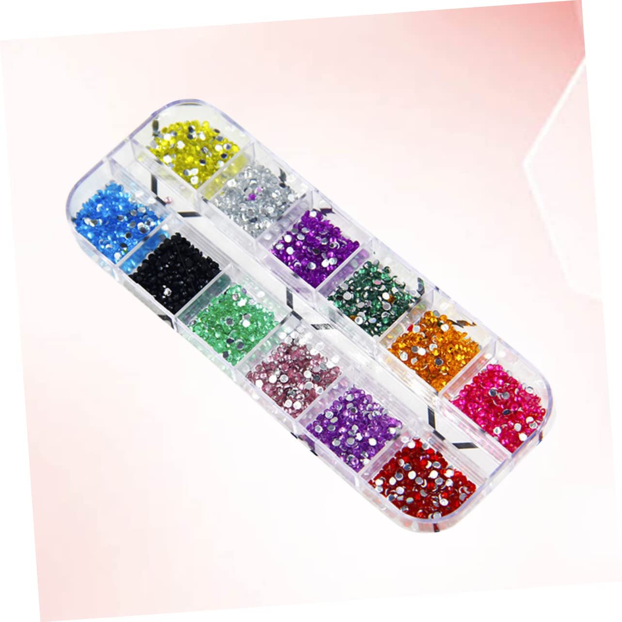 Наклейки Блестки для маникюра 3D Набор для Ногтей Петти 2000 шт. Разноцветные, фото №8