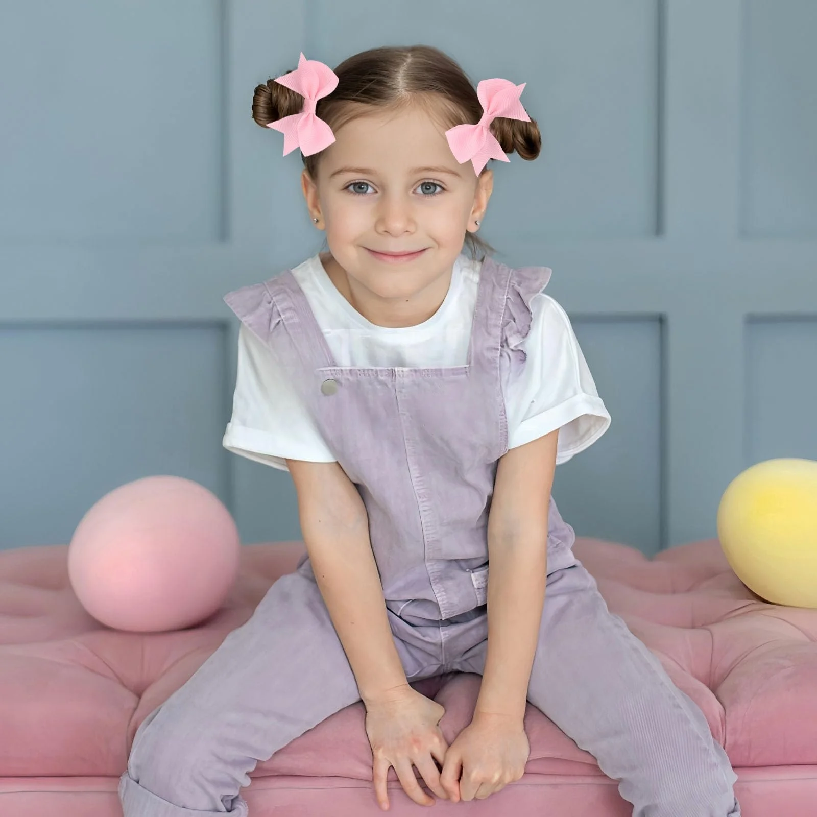 Набір рожевих аксесуарів для волосся (20 шт.): Рожевий, фото №7