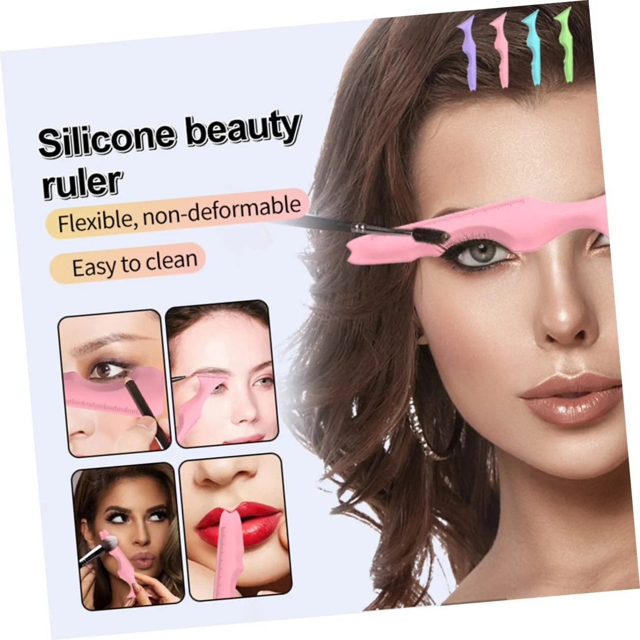 Трафареты для подводки глаз MAGICLULU 6 шт., фото №3 Трафареты для подводки глаз MAGICLULU 6 шт., фото №3