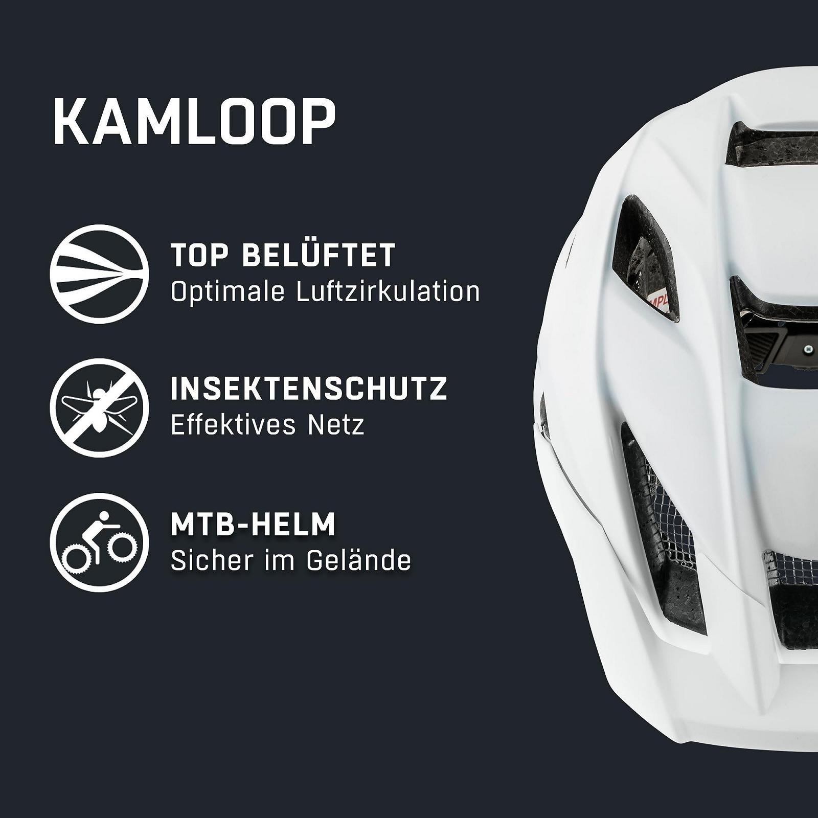 Шлем ALPINA Kamloop регулируемый, легкий и безопасный fullface велосипедный шлем с подбородком для взрослых, фото №2