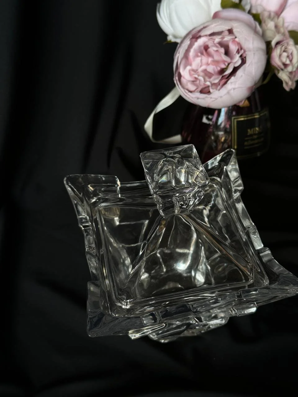 Скляна цукерниця з кришкою, фото №2