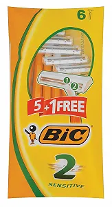 Одноразовая бритва Bic Sensitive 2 лезвия (5 шт.) - Фото 1