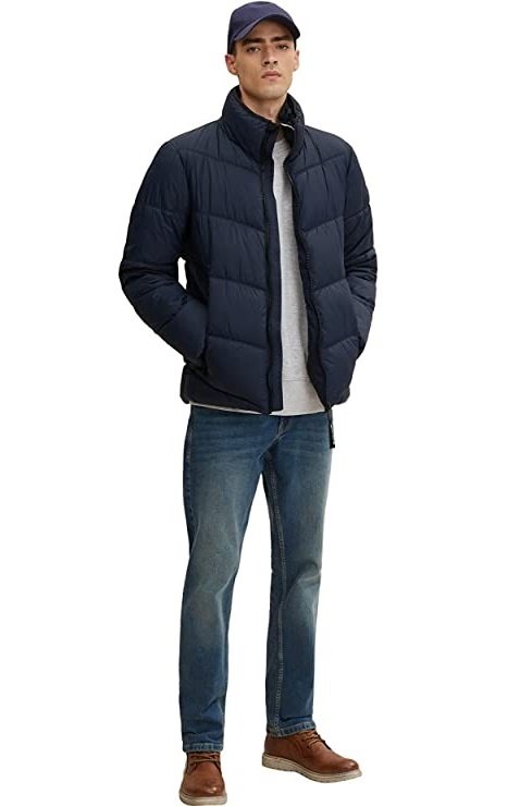 Куртка Tom Tailor sporty puffer jacket 1032482-10668 Tёмно-синий S, фото №3