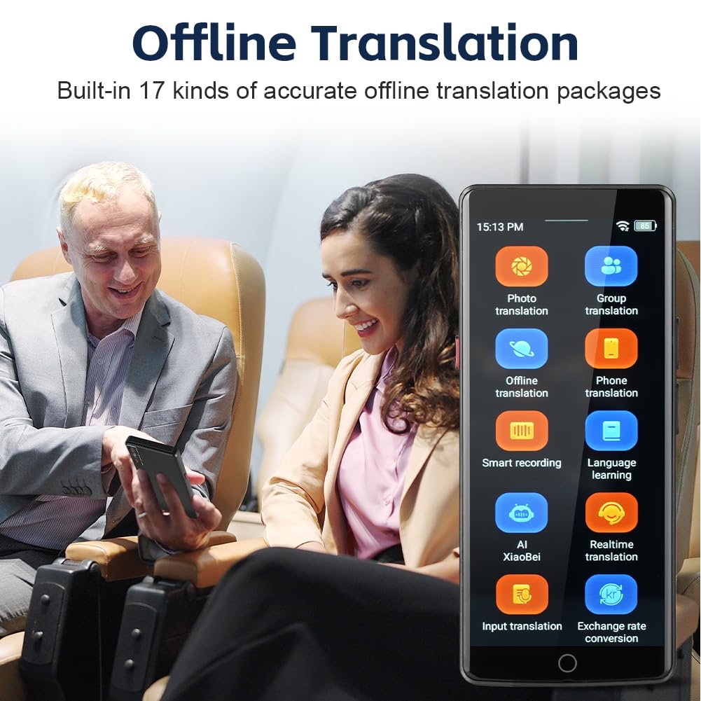 Переводчик OFFCUP A50 Голосовой, 139 языков Двухсторонний с голосовым выводом, фото №6