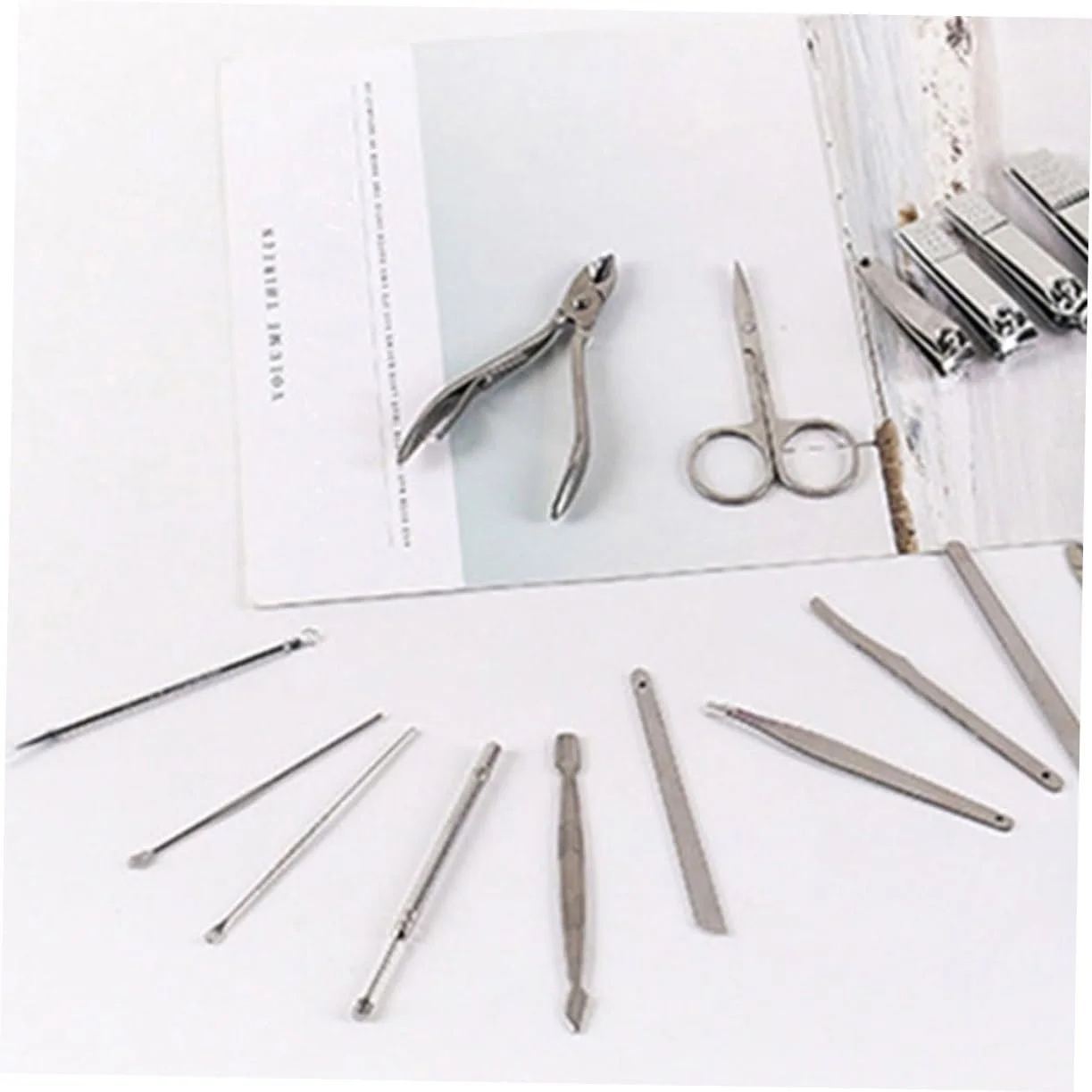 Набор для маникюра CALLARON 19 предметов, фото №2