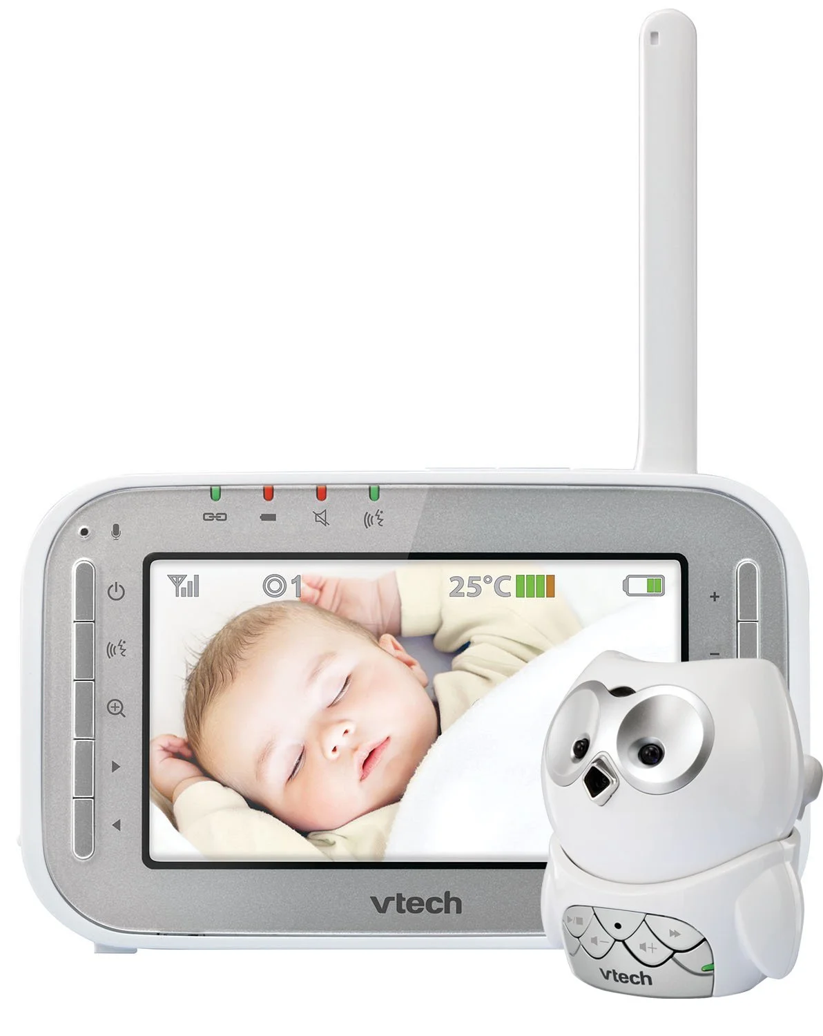 Відеоняня Vtech Baby 051700 BM 4300 4.3" 300 м Білий, фото №1