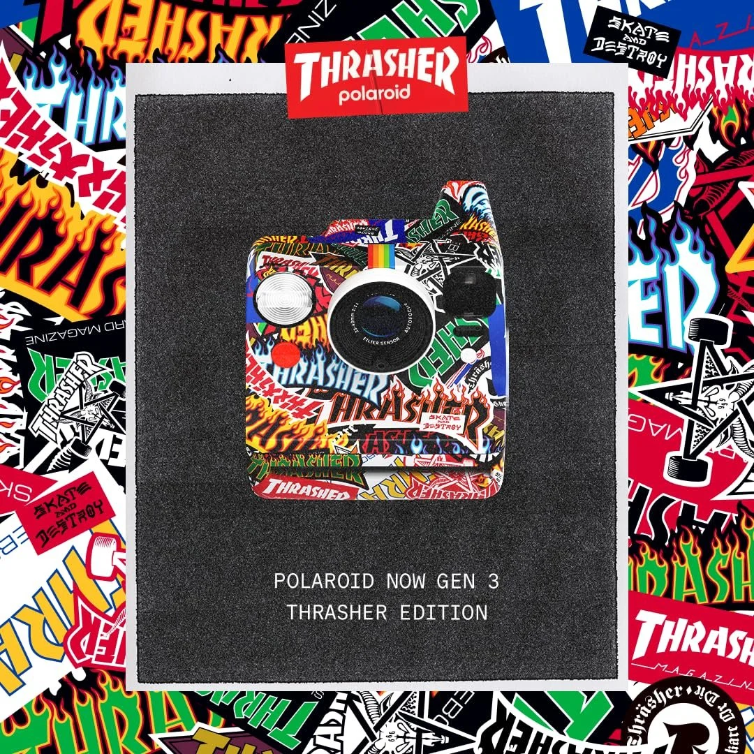Фотокамера моментальной печати Polaroid Now 9187 3rd Generation Thrasher Edition, фото №5
