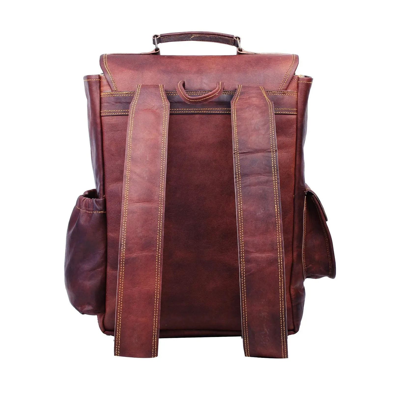 Рюкзак Handmade 16 дюймов кожаный brown, фото №8 Рюкзак Handmade 16 дюймов кожаный brown, фото №8
