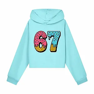 Худі з принтом 67 - Фото 1