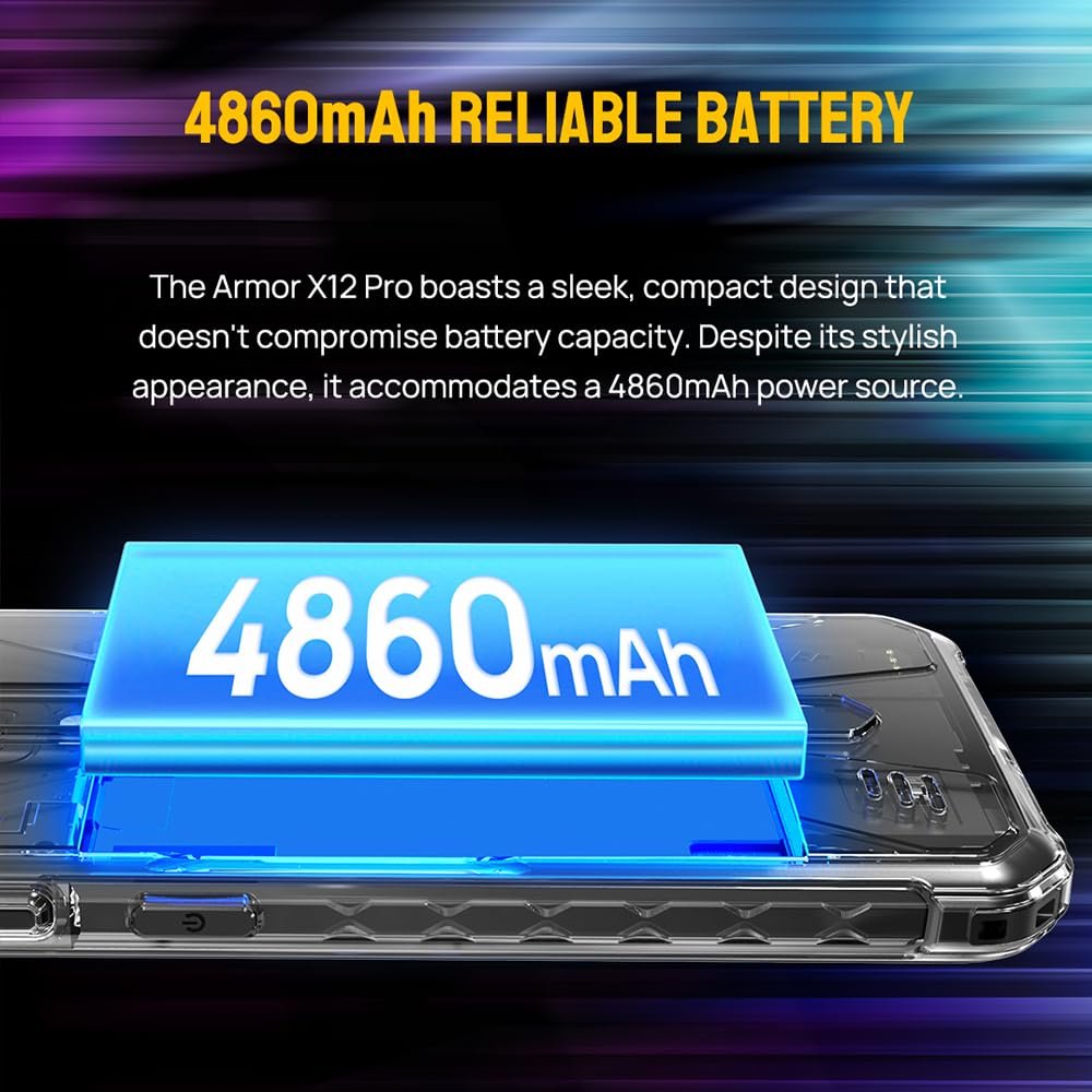 Смартфон Ulefone Armor X12 Pro MTK G36 8GB 64GB 5.45 дюймов HD+ 4860 mAh IP68 Orange, фото №7