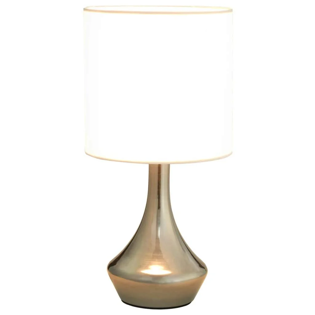 Настільна лампа Tidyard Touch Sensor E14 White/Silver Комплект 2 шт., фото №8