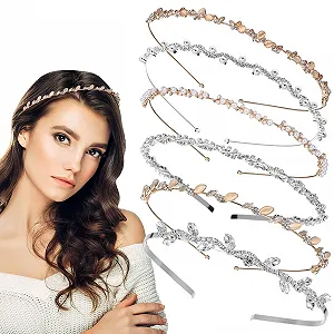 Обруч для волос Свадебный Beaupretty с кристаллами - Фото 1