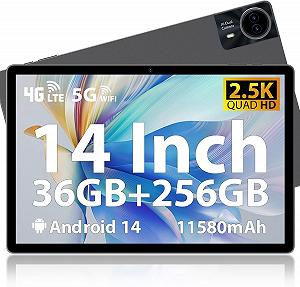 Планшет 14" 2.5K MAXLEGEN M621 12+24/256Gb 4G2-SIM 8 ядер Android 14 11580 mAh Серый - Фото 1