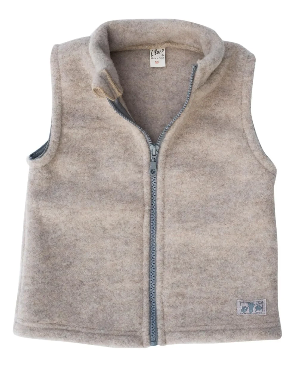Жилет Lilano Дитячий вовняний на блискавці | Розміри 80| 100% органічна шерсть, фото №1 Жилет Lilano Дитячий вовняний на блискавці | Розміри 80| 100% органічна шерсть, фото №1