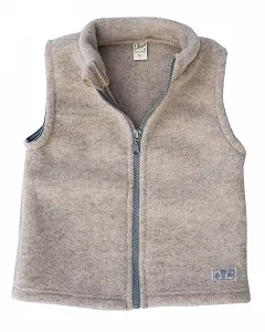 Жилет Lilano Дитячий вовняний на блискавці | Розміри 80| 100% органічна шерсть - Фото 1