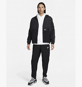 Спортивний костюм Nike Air Neylon (чорно-червоний) M - Фото 1