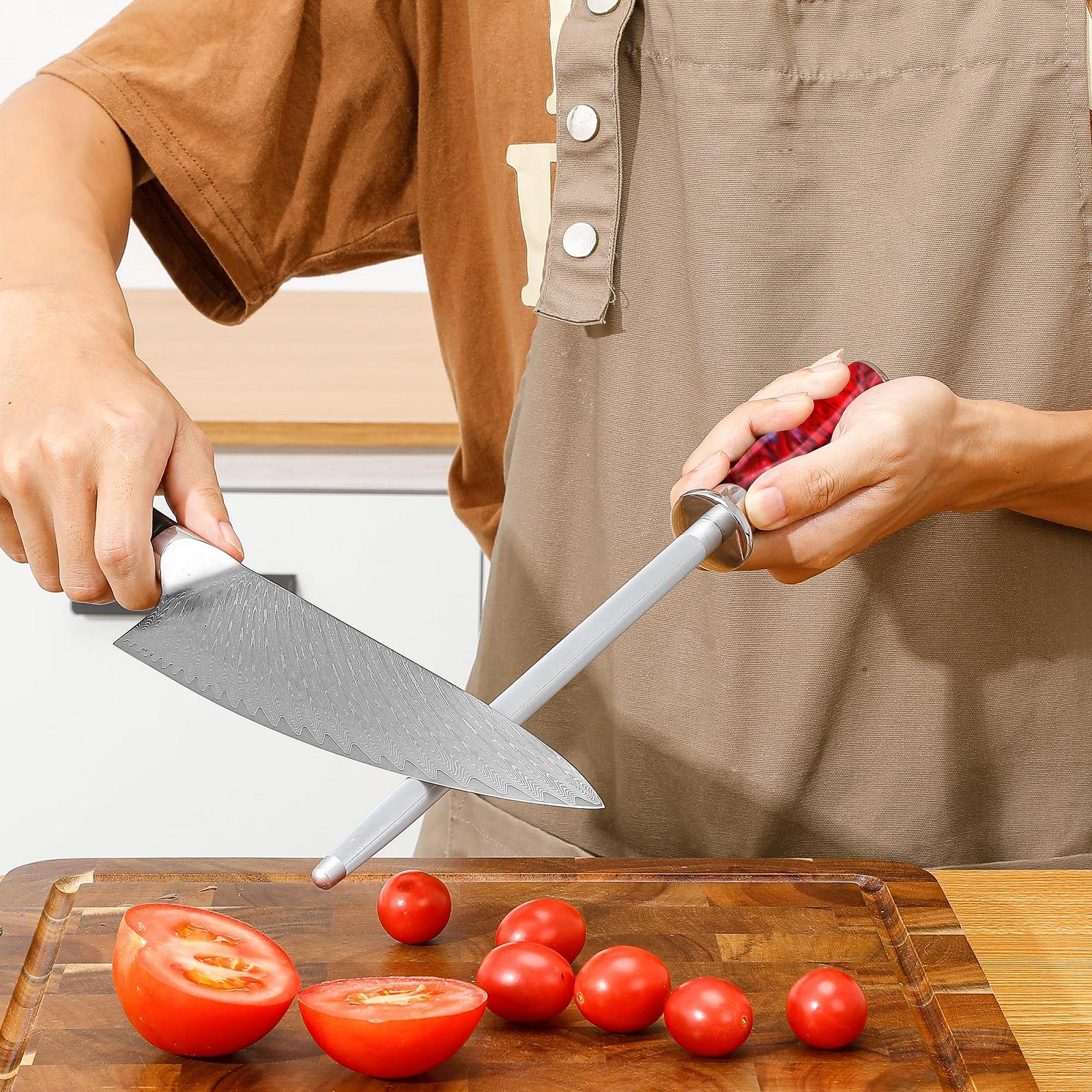 Мусат WILDMOK Professional 23 см німецька високовуглецева нержавіюча сталь хром, фото №7