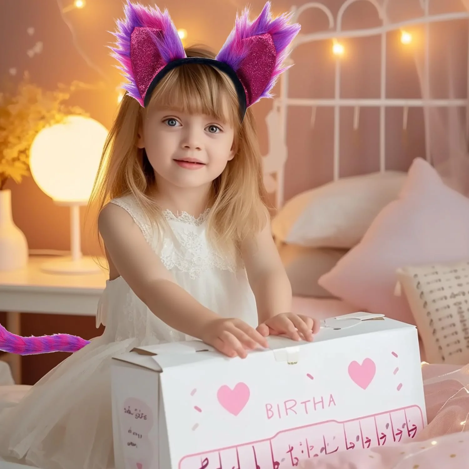 Обруч для волосся Вушка кота Фіолетовий, 4 шт., фото №5 Обруч для волосся Вушка кота Фіолетовий, 4 шт., фото №5