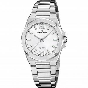 Женские часы Candino Lady Elegance C4775/1 Серебристый корпус из нержавеющей стали Серебристый браслет из нержавеющей стали - Фото 1