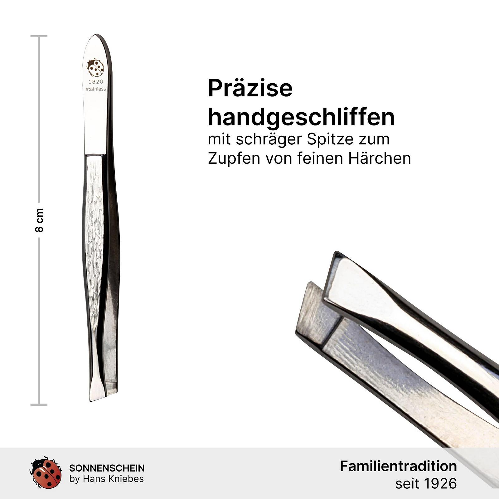 Набір для манікюру Sonnenschein by Hans Kniebes 3 предмети, кишеньковий, чохол з овечої шкіри Nappa (бордовий), фото №5 Набір для манікюру Sonnenschein by Hans Kniebes 3 предмети, кишеньковий, чохол з овечої шкіри Nappa (бордовий), фото №5