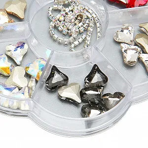 Набор для ногтей Акриловые украшения для ногтей Аксессуары для DIY маникюра 1 коробка - Фото 1