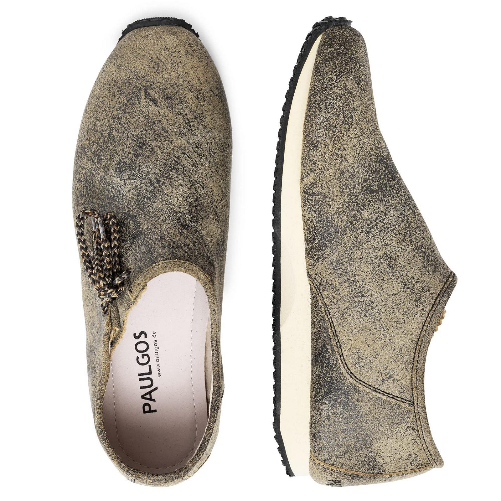 Кроссовки PAULGOS Мужские Повседневные из Натуральной Кожи, Традиционный Стиль, Кроссовки Haferl, 3 Цвета, Размеры 39-47, фото №4