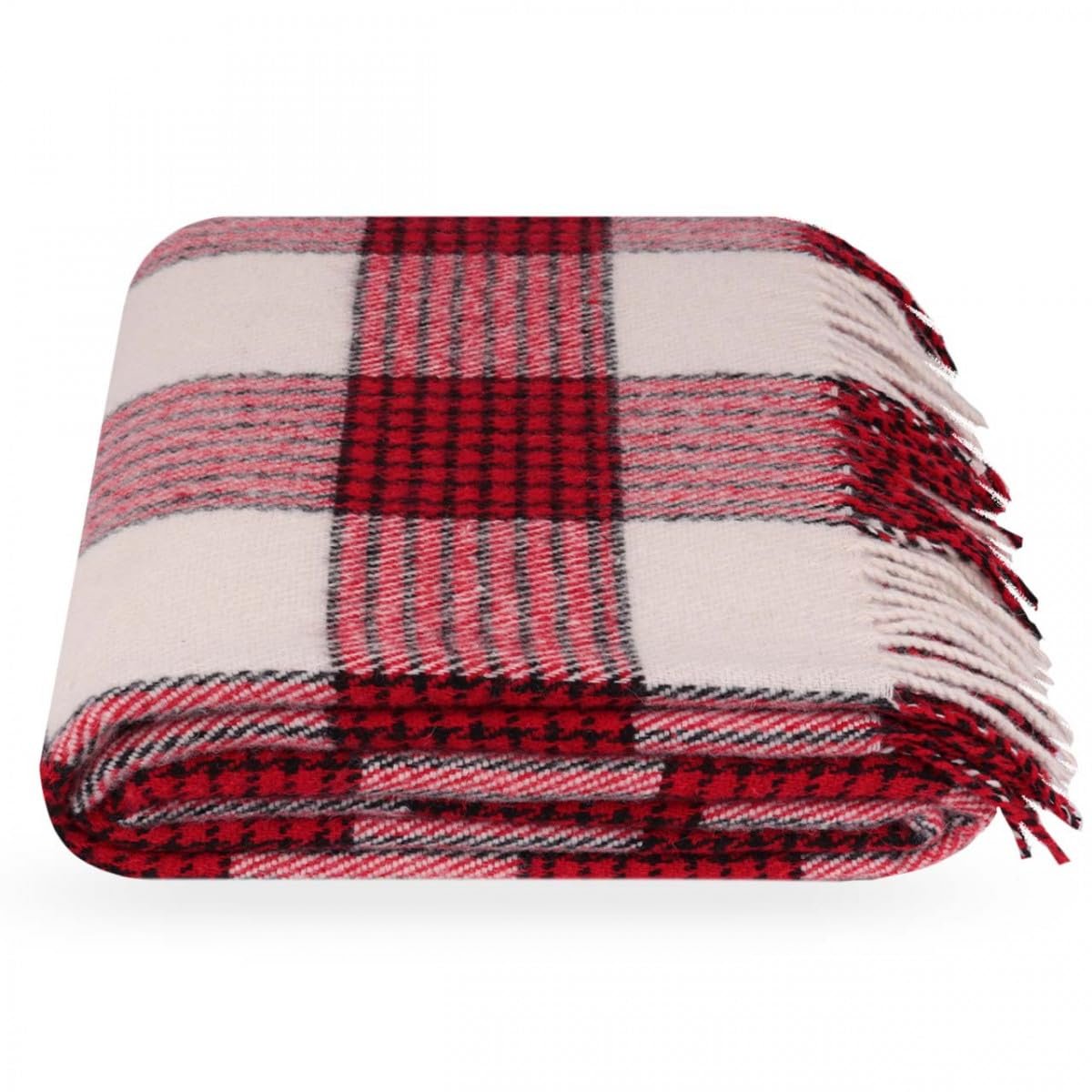 Покривало Lanavitta "Veronika" Напівшерстяне Червоний 140х200 см, фото №1