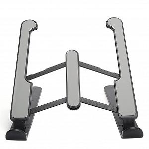 Подставка для ноутбука складная VBESTLIFE, 6 уровней, подставка для подъема на стол, охлаждающий кронштейн с сумкой для хранения, черная synthetic.ua - Фото 1