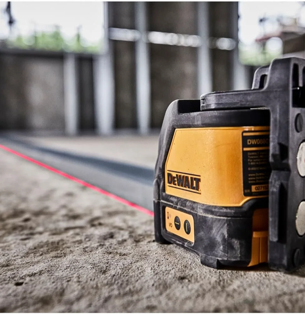 Лазерний рівень Dewalt DW088KTRI-XJ Чорно-жовтий, фото №9