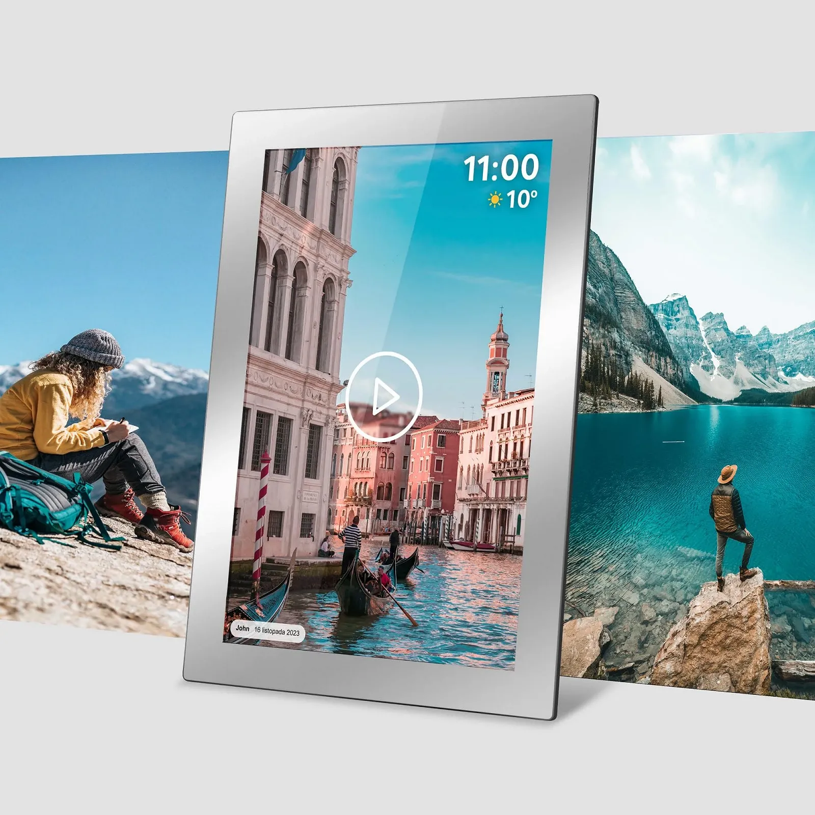 Цифровая фоторамка Kruger&Matz FRAMEO KM1101 10.1 дюйма 1280 x 800 px WiFi microSD, фото №10