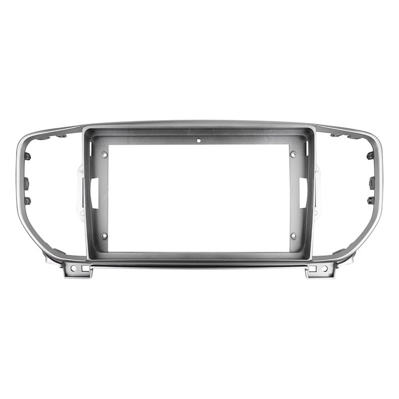 Переходная рамка 9 Lesko для KIA Sportage QL 2015-2018г./KX5 2016-2018г. Silver TK 0033 MB, фото №1