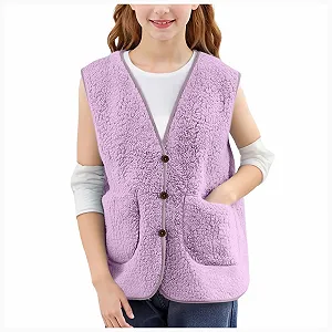 Жилет Teddy Fleece Дитячий для дівчаток і хлопчиків synthetic.ua - Фото 1