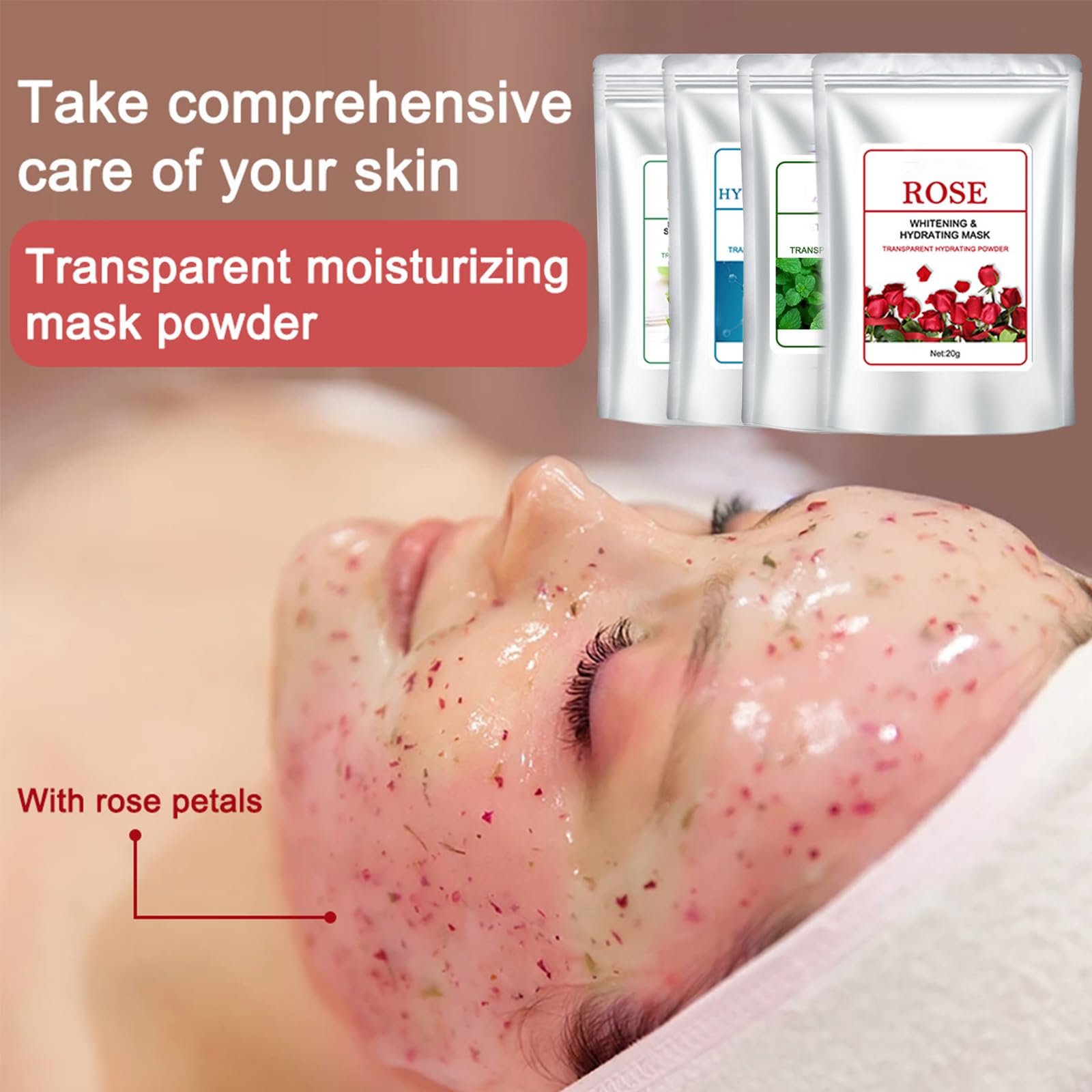 Маска Eazerom 05 Jelly Mask Powder для догляду за обличчям, 6 шт, фото №7