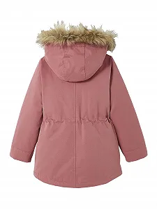 Зимняя куртка для девочки VERTBAUDET из переработанного полиэстера synthetic.ua - Фото 1