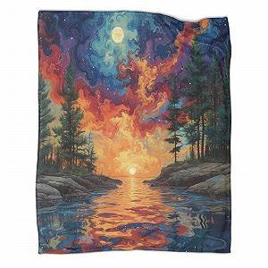 Покривало VFKLZCNYR Пейзаж 3D-друк Квітковий 180 x 200 - Фото 1