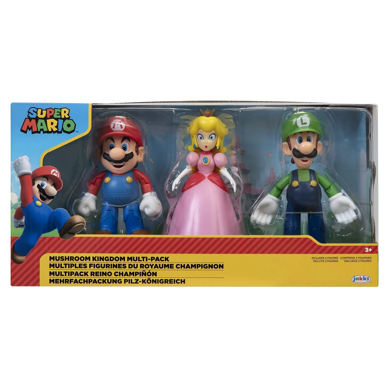 Набір фігурок Jakks Pacific Super Mario Mushroom Kingdom Pack 64511 11 см Multi-Colour, фото №1