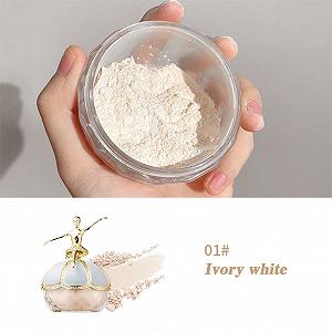 Пудра для обличчя розсипчаста Ballet Statuette, водостійка, для фіксації макіяжу, матуюча, для контролю жирності, гладка, для тривалого матового фінішу. У комплекті з пуховкою. synthetic.ua - Фото 1