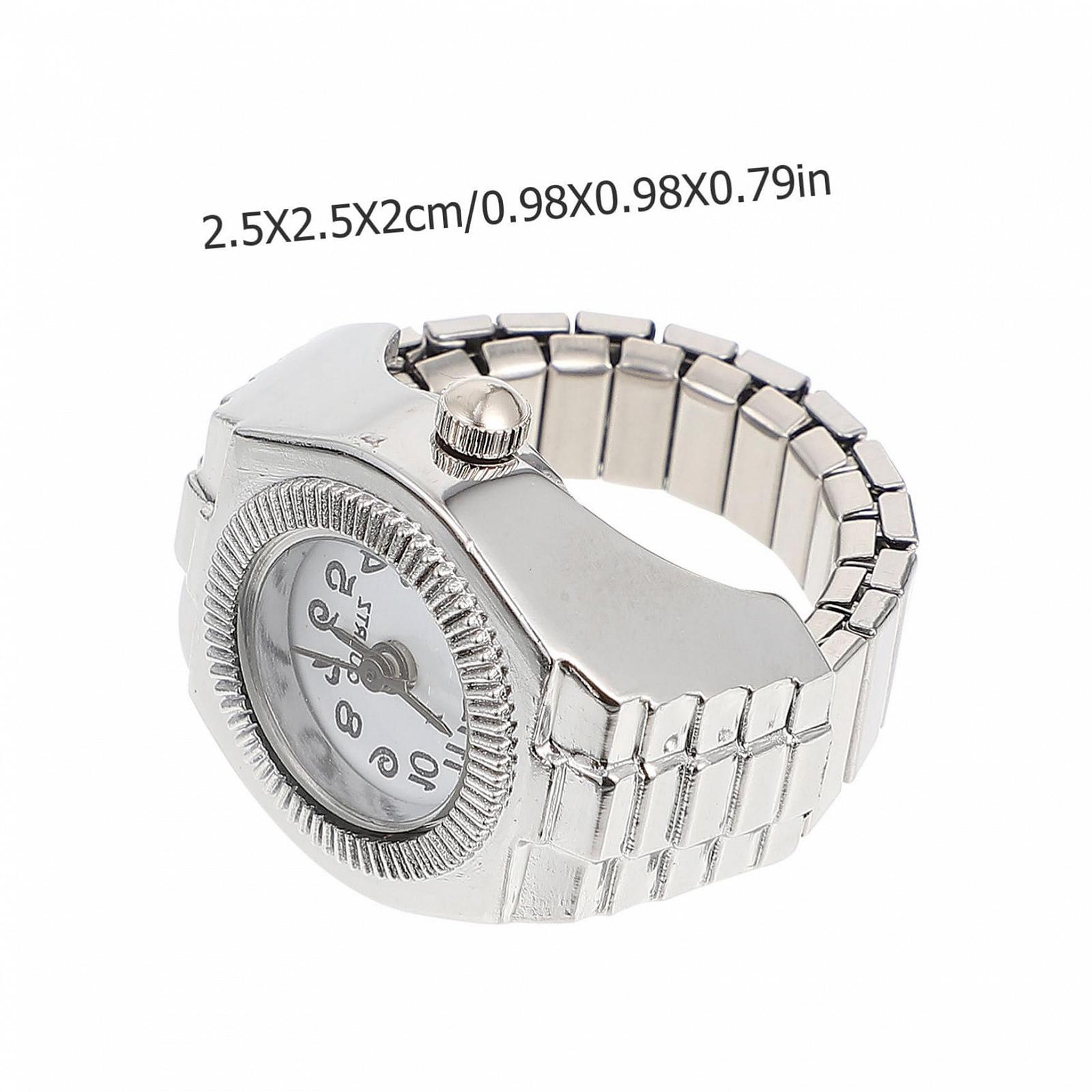 Цифровий годинник-кільце Beaupretty, еластичний кварцовий, фото №2