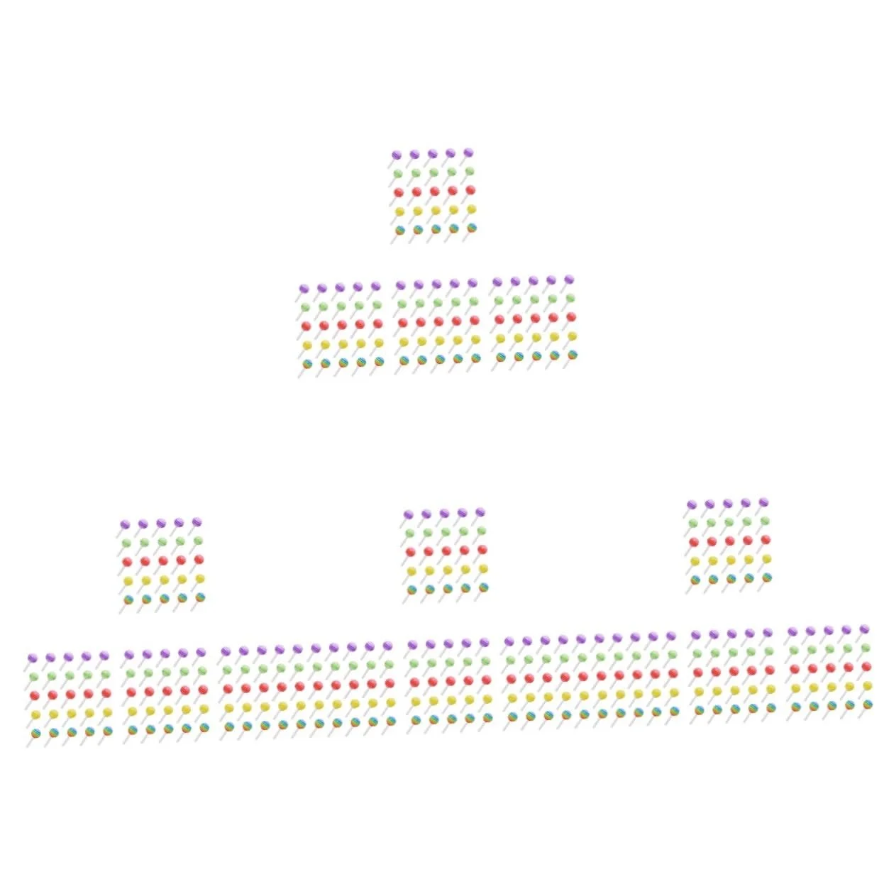 Healvian, 100 шт, цукерки для манікюру, для креативного дизайну нігтів та індивідуальних прикрас для особливих випадків, фото №8