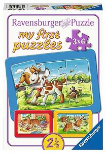 Пазл Ravensburger My First Puzzle 07062 My Animal Friends 3 x 6 елементів - Фото 1
