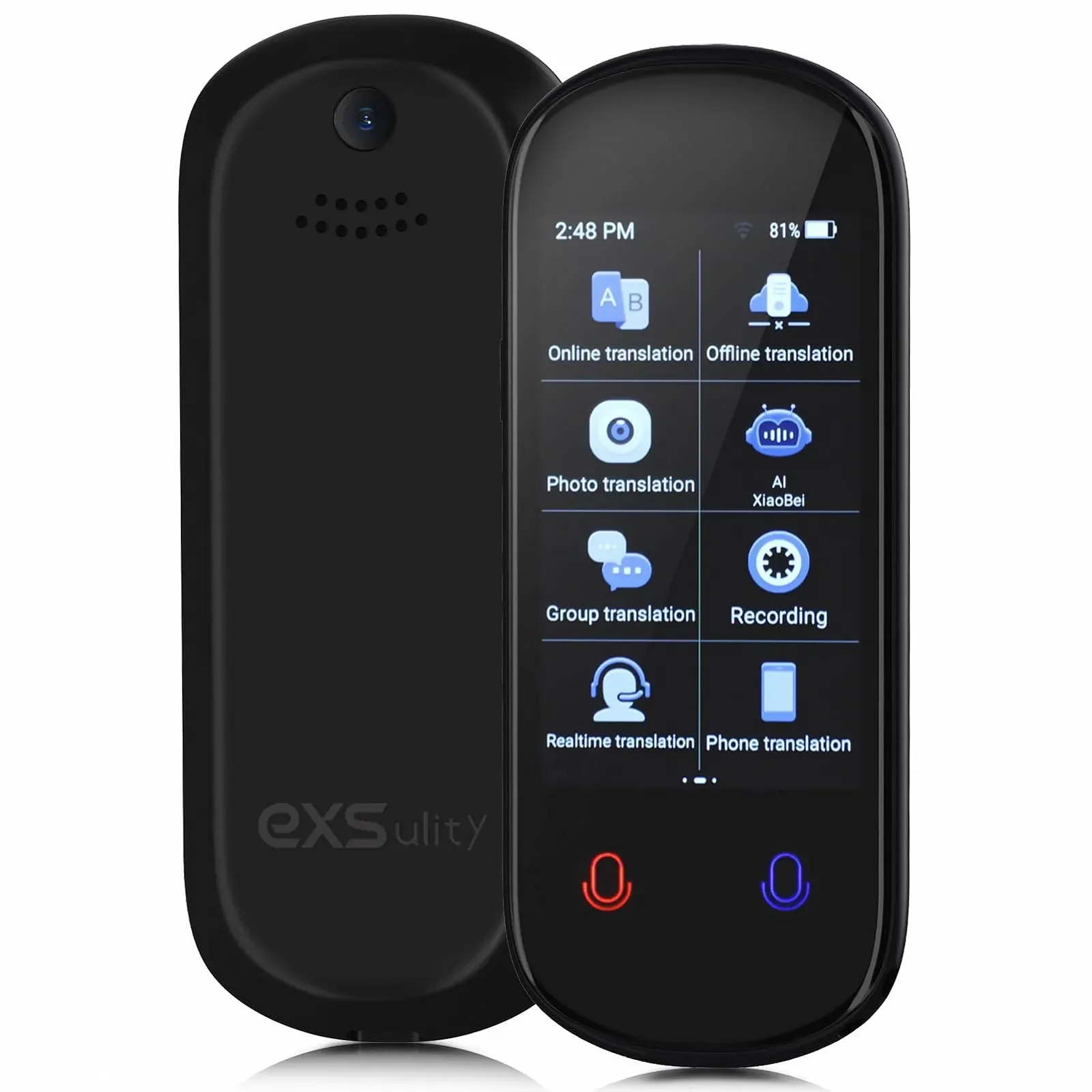 Пристрій для голосового перекладу 138 мов Онлайн фотографій 3,1-дюймовий HD сенсорний екран 1200 мАг у реальному часі, фото №1 Пристрій для голосового перекладу 138 мов Онлайн фотографій 3,1-дюймовий HD сенсорний екран 1200 мАг у реальному часі, фото №1