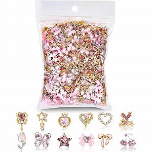 Украшения для ногтей 48 шт., набор украшений для ногтей со стразами, 3D украшения и драгоценные камни для ногтей, аксессуары для ногтей, стразы - Фото 1