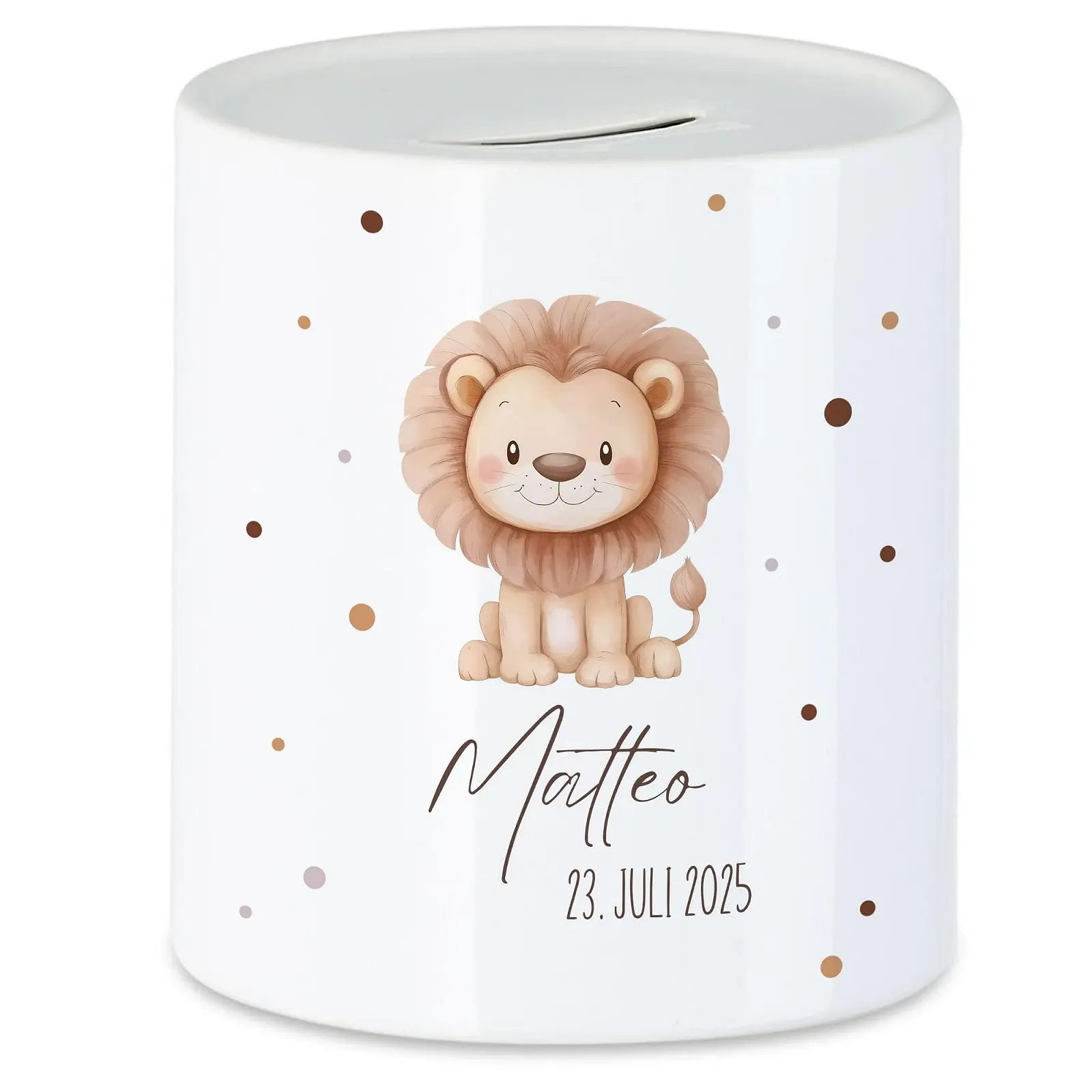 Дитяча скарбничка з іменем, Мотив Тварини, слон, фото №1